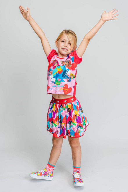 Colorful Print Skirt for Girls Colorful Print Skirt for Girls