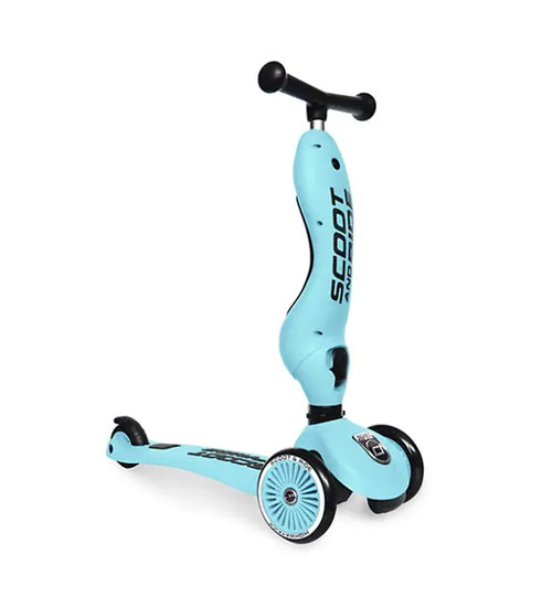 2-in-1 Blue Bike & Kick Scooter for Children Ages 1-5