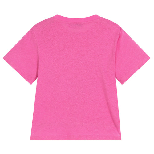 STELLA McCARTNEY KIDS Pink Cactus T-Shirt for Girls STELLA McCARTNEY KIDS Pink Cactus T-Shirt for Girls