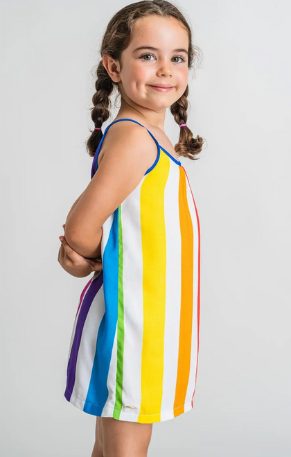 Lestown Unique Dress with Stripes for Girls Lestown Unique Dress with Stripes for Girls