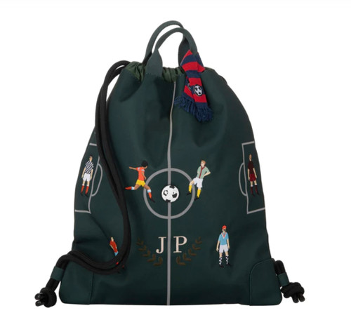 Image of a Trendy Bag for School and Leisure featuring a soccer-themed design on the front. Versatile and stylish, this bag is perfect for all ages.