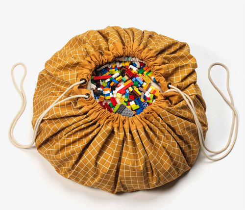 Organic Grid Mustard Storage Bag