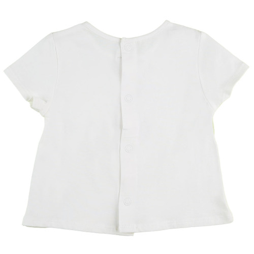 back view of white t-shirt with Pink Lolipop graphics from BILLIEBLUSH back view of white t-shirt with Pink Lolipop graphics from BILLIEBLUSH