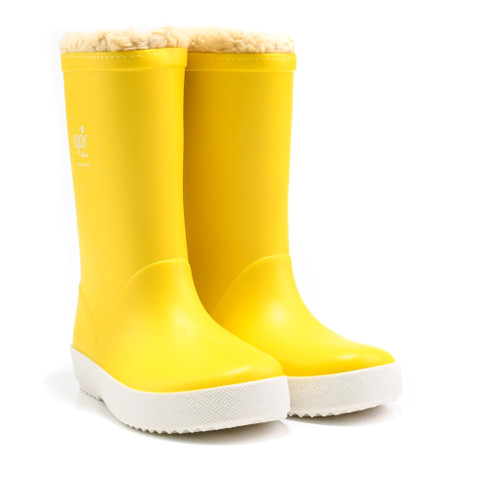 front/side of boy and girl fashion Yellow Rainy Boots from IGOR front/side of boy and girl fashion Yellow Rainy Boots from IGOR