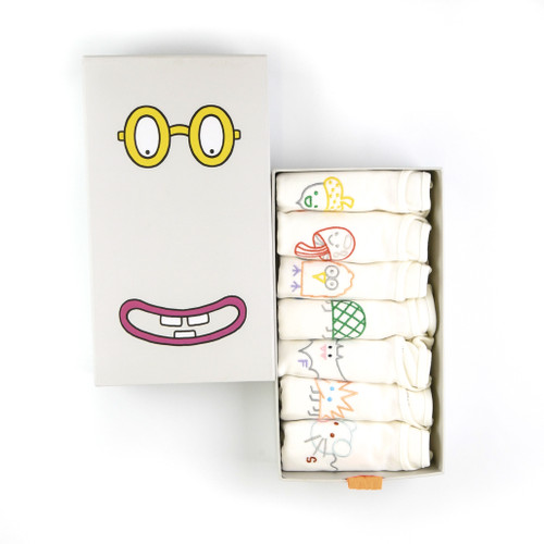 package view of baby fashion "Forest Friends" Bodysuits Week Set from STELLA McCARTNEY KIDS