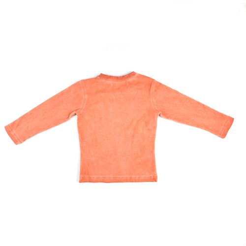 back of boy fashion orange "Back to Basics" Long Sleeve Shirt from AVIREX back of boy fashion orange "Back to Basics" Long Sleeve Shirt from AVIREX
