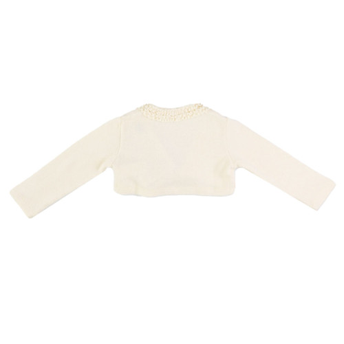 back of baby girl fashion "Cream Pearl" Crop Top for Girls from MONNALISA back of baby girl fashion "Cream Pearl" Crop Top for Girls from MONNALISA