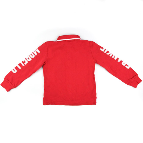 FRANKIE MORELLO 'Color Me Red' Polo Shirt for Boys