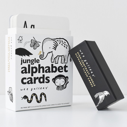 photo of JUNGLE ALPHABET CARDS by WEE GALLERY