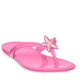 PETITE JOLIE Neon Pink Flip flops with a Starfish for Girls