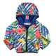 front view of Tropic Flower Funky Wind Jacket from INVICTA