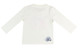 back view of white long sleeve t-shirt with letters graphic from CESARE PACIOTTI 4US