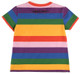 back of girl fashion Rainbow Colors T-Shirt from ALBERTA FERRETTI JUNIOR