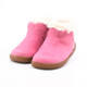 front/side of baby girl fashion "Tree Sprout Bootie" Pink Boots from TIMBERLAND