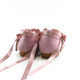 back of girl fashion "Prima Balerina" Pastel Purple Flats from OCA-LOCA