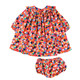 STELLA McCARTNEY KIDS Playful Stickers Lyocell Collar Dress for Girls