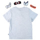 STELLA McCARTNEY KIDS Pumpkin T-shirt with Badges for Girls and Boys