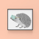 LAURA MORRISH :Whitby Valentine European Hedgehog Art Print