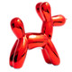 INTERIOR ILLUSIONS PLUS:  Red Mini Balloon Dog Bank 7.5" tall
