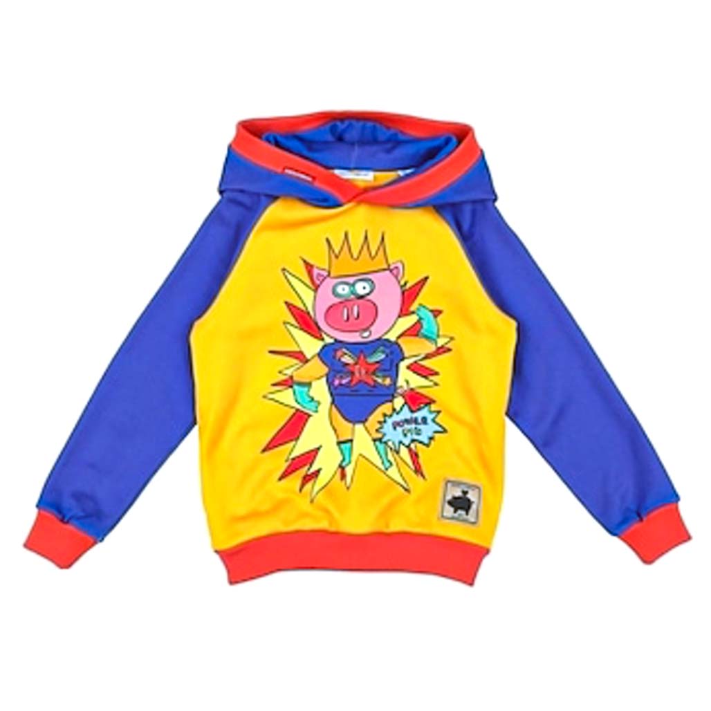 DOLCE & GABBANA Power Pig Hoodie for Boys and Girls