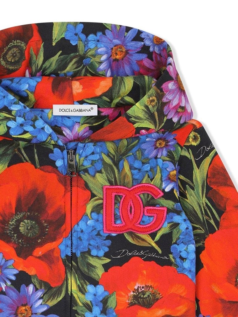 Dolce & Gabbana floral-print Hoodie - Farfetch