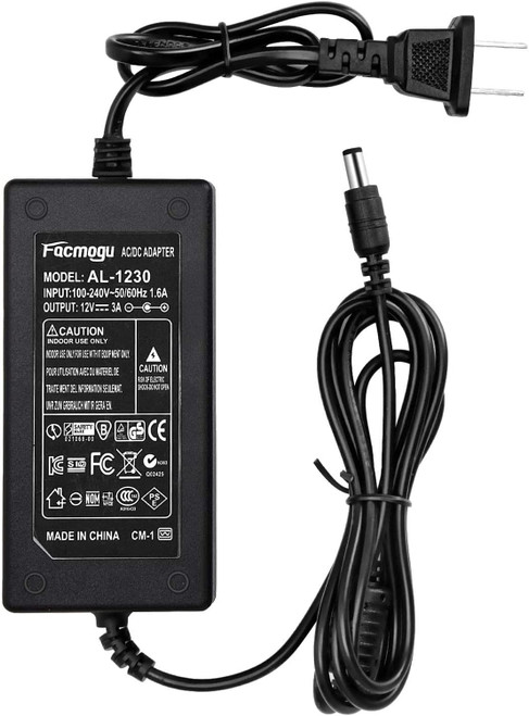 12V 3A AC Adapter For Arcade1up Fits All 3/4 scale Arcade1up Machines
