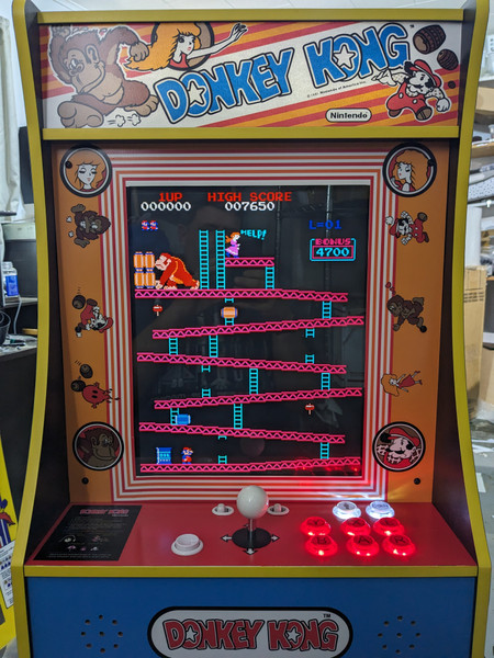 Arcade1up Donkey Kong complete upgraded PartyCade with Games