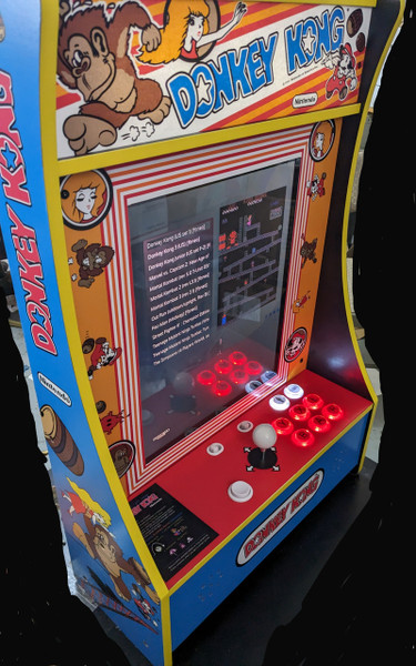 Arcade1up PartyCade upgrade service add 12k games and new vinyl skin