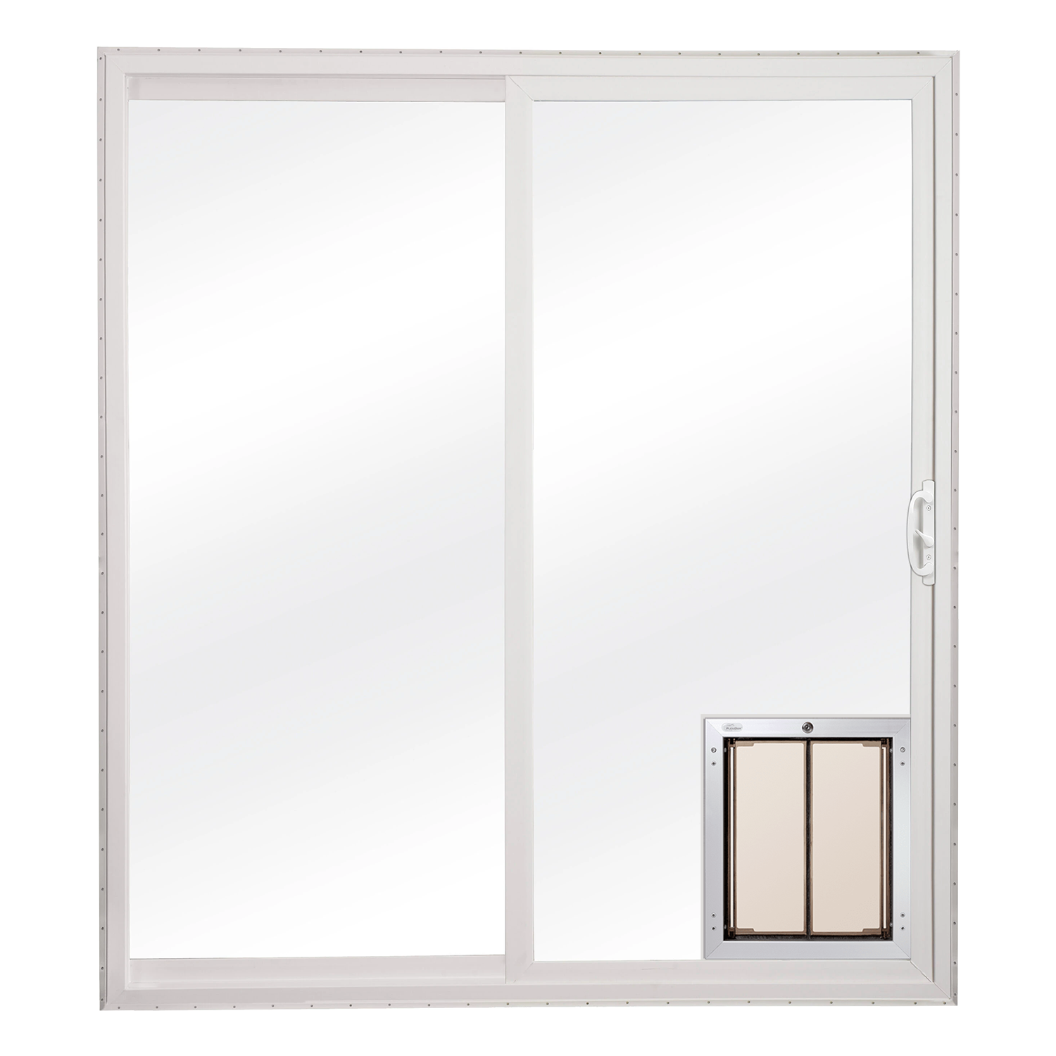 Sliding Glass Door with Built-In Pet Door - Glass Pet Doors