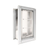 Endura Flap White Dog Door For Walls