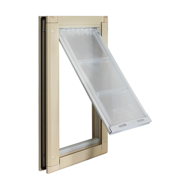 Endura Flap Tan Single Flap Dog Door For Doors