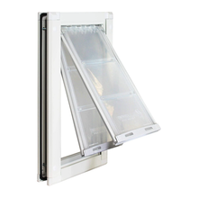 Endura Flap White Double Flap Dog Door For Doors