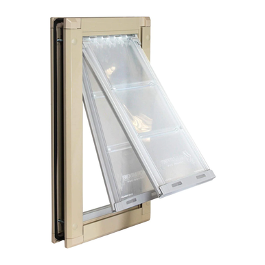 Endura Flap Tan Double Flap Dog Door For Doors