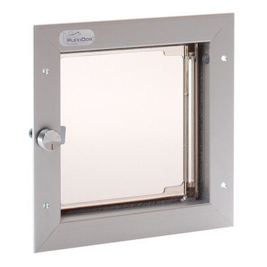 PlexiDor Silver Small Dog Door