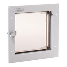 PlexiDor White Small Dog Door