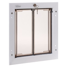 PlexiDor White Medium Dog Door 