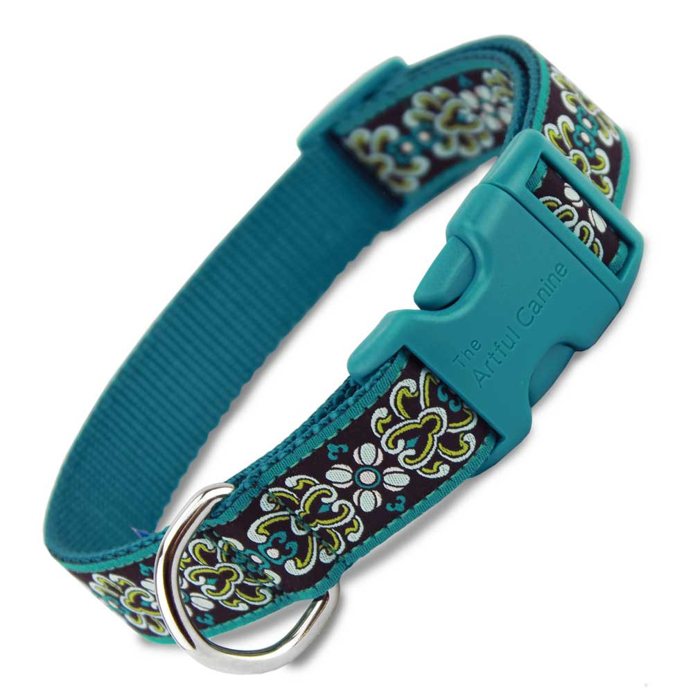 Pink Plaid Dog Collar, a Cute Pink Dog Collar for Girls