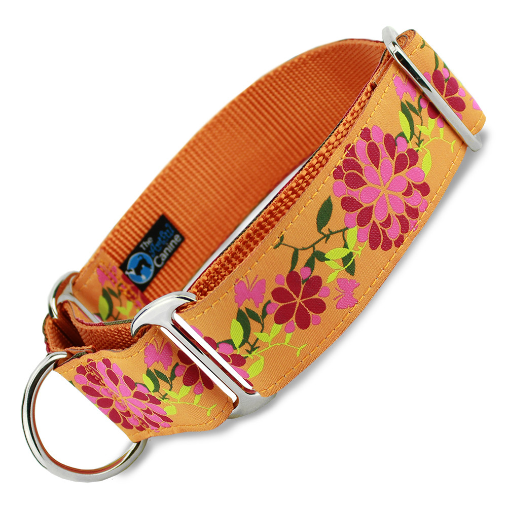 Wide Martingale Collars for Pit bulls, Greyhounds, & Large Dogs, 1.5" Wide