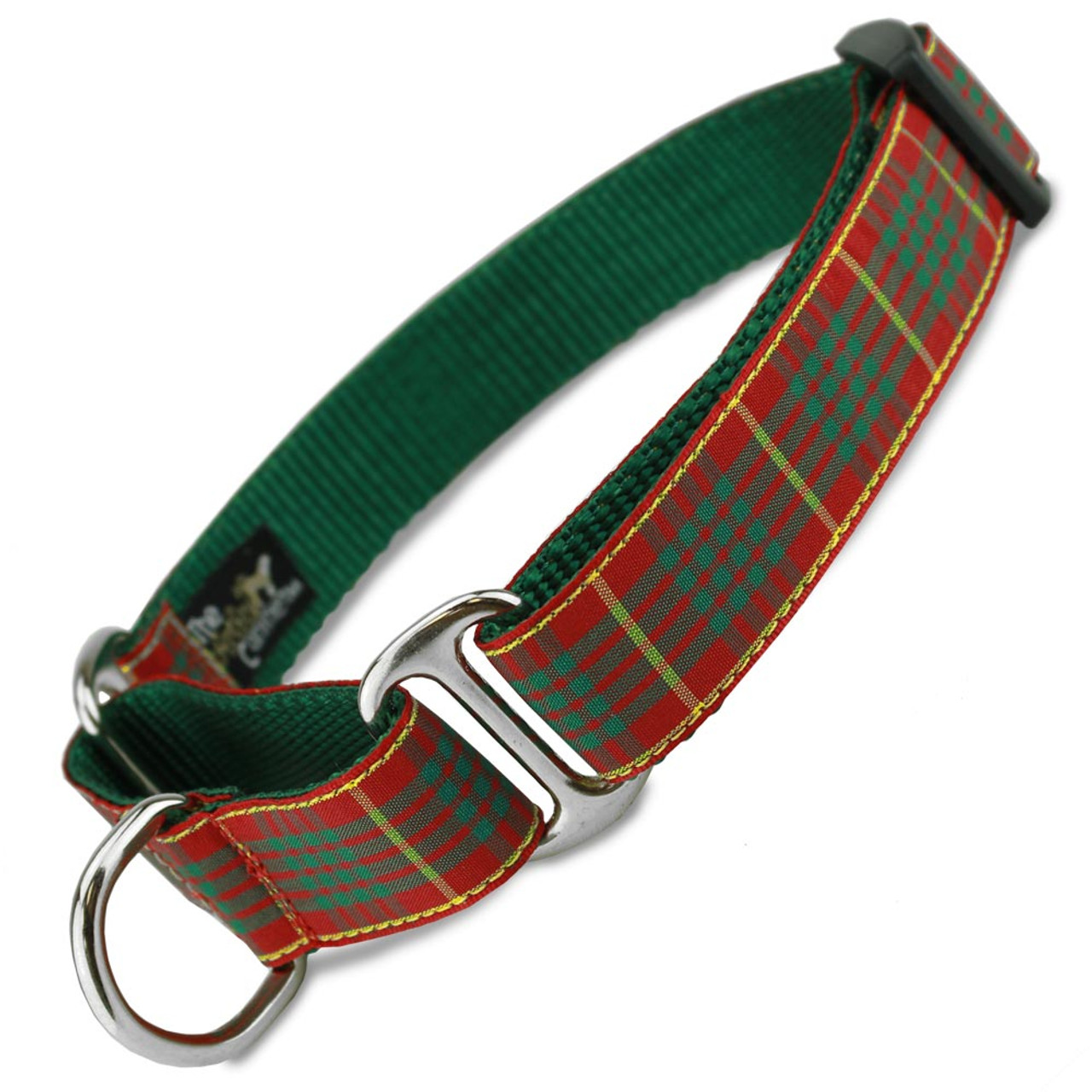 Tartan martingale collar Clearance