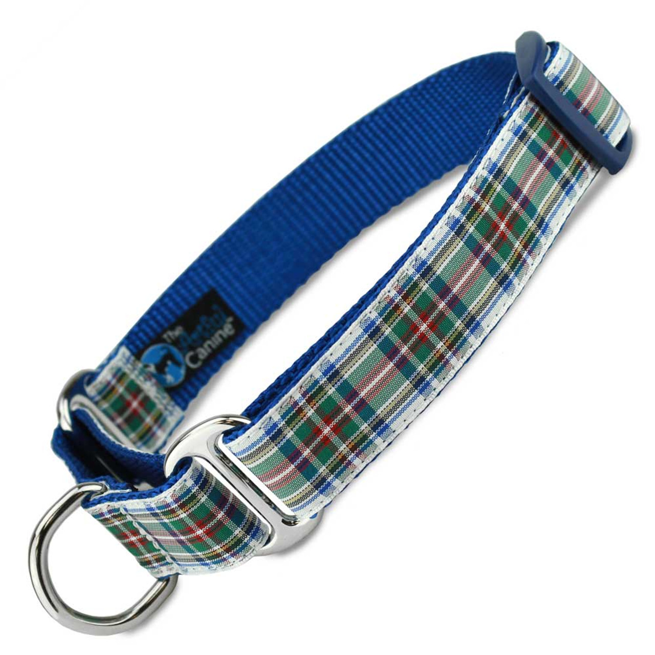Tartan martingale collar Clearance