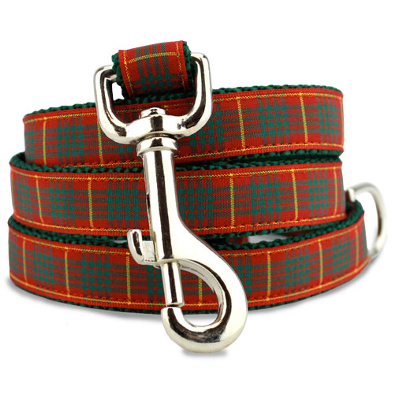 Tartan dog shop collar and lead