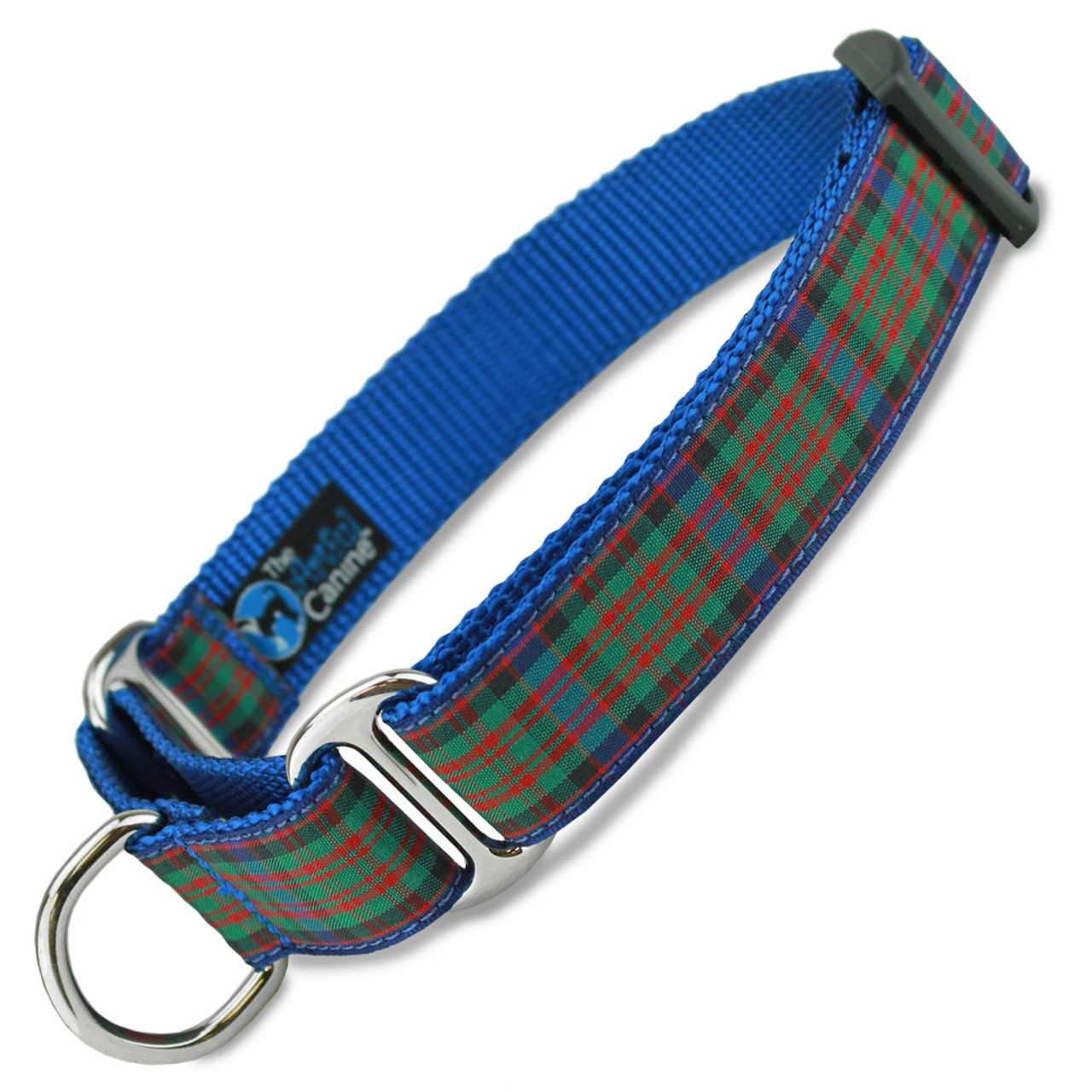 Plaid Martingale dog Collar,MacDonald Tartan, Limited Slip Safety Collar