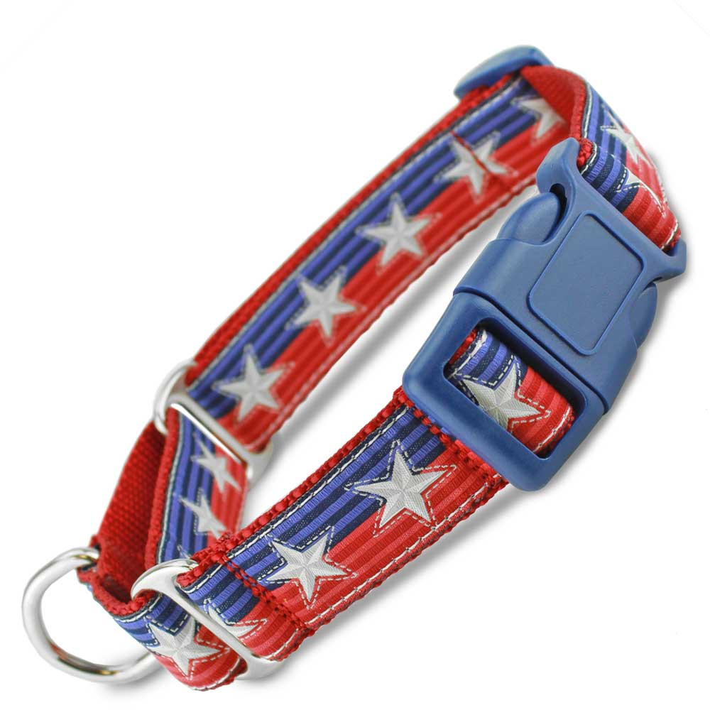 martingale collars with quick snap buckle