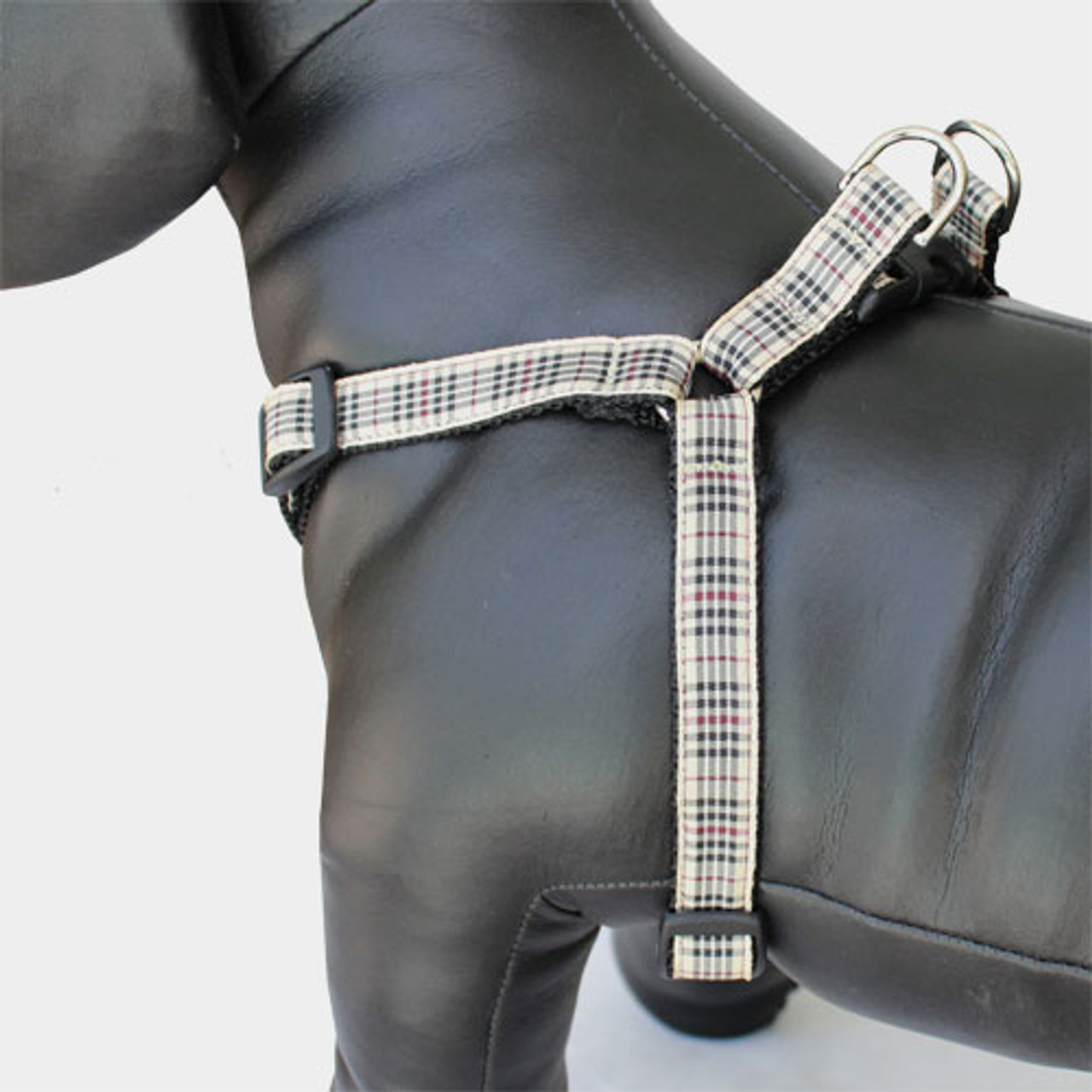 burberry plaid dog harness