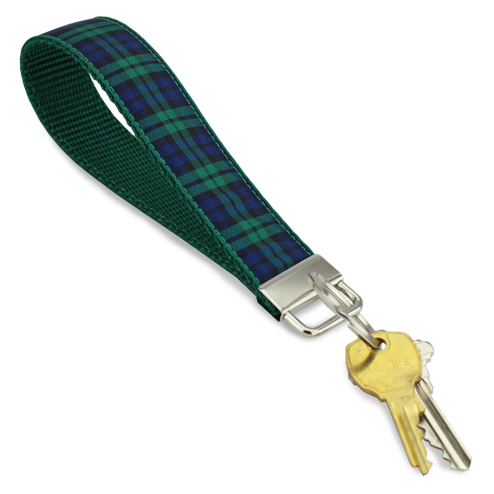 Costume National White Ring Branded Textile  Keychain
