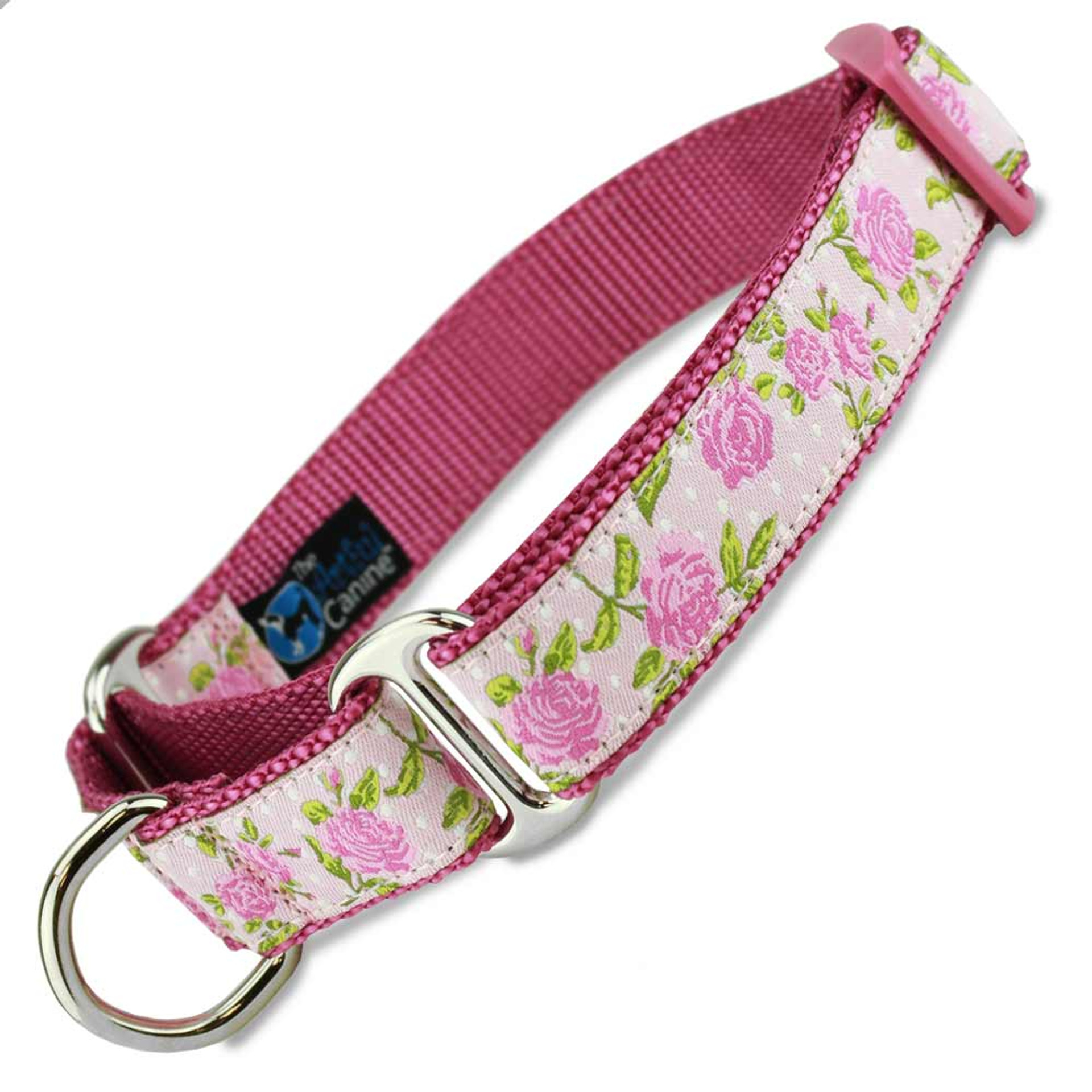 Artful canine martingale collars