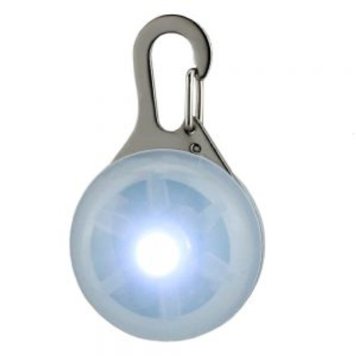 White LED Dog Tag, dog collar light