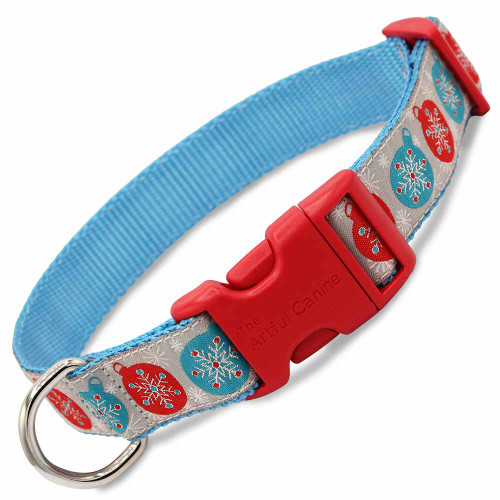 Christmas Ornaments & Snowflakes, Ice Blue - front