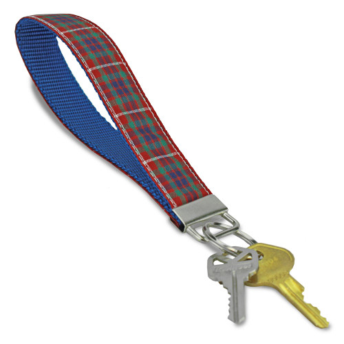 Fraser Plaid Key Ring, wristlet