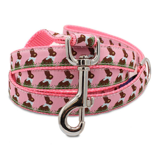 pink bunnies dog leash 5 ft
